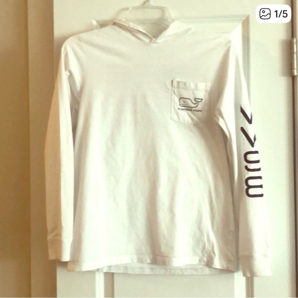 Vineyard Vines Classic White Cotton Hoodie